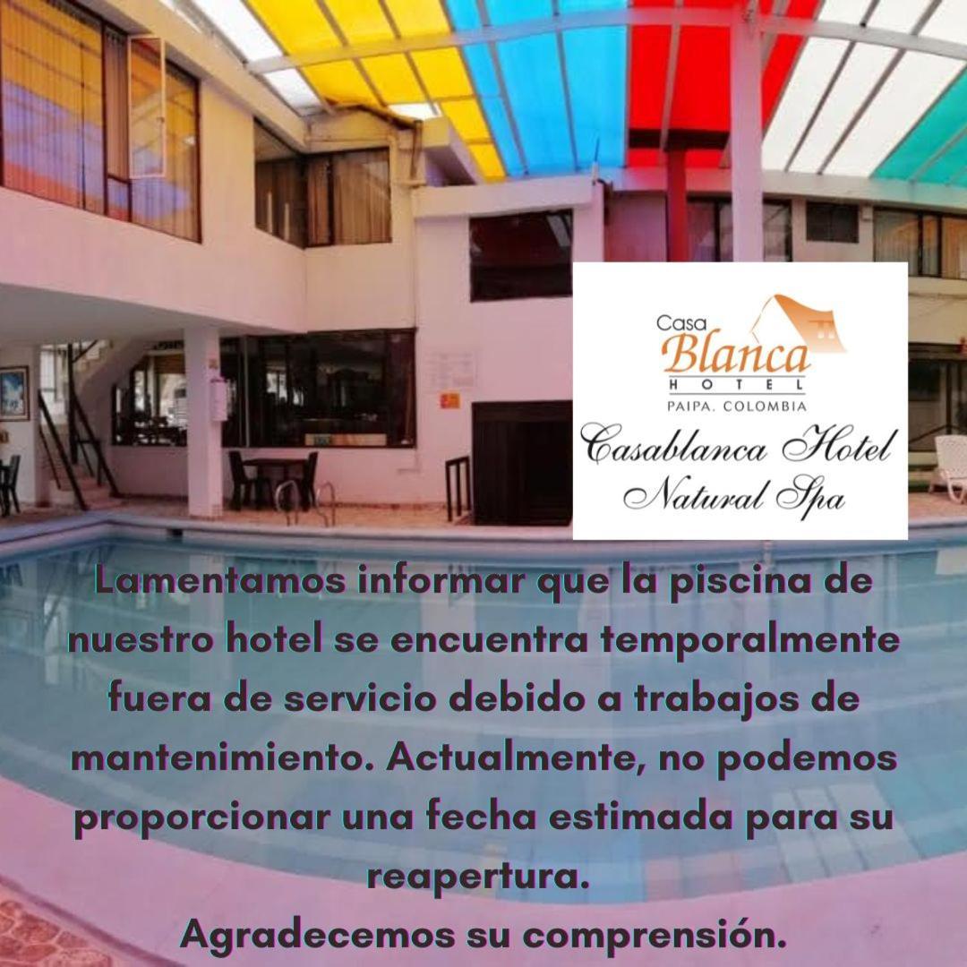 Hotel Casablanca Natural Spa Paipa Buitenkant foto